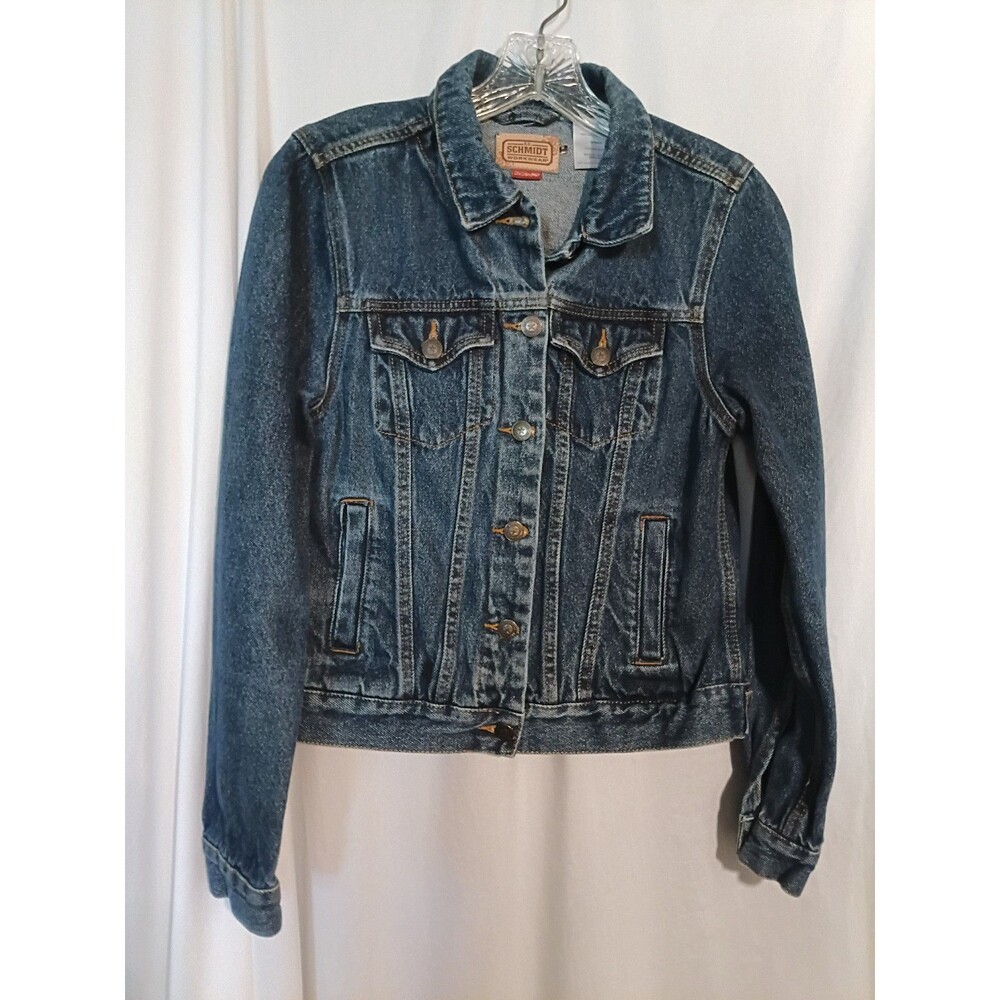 CE SCHMIDT Workwear Women's Denim Jean Jacket Sz. S Fit For Her Fall Winter